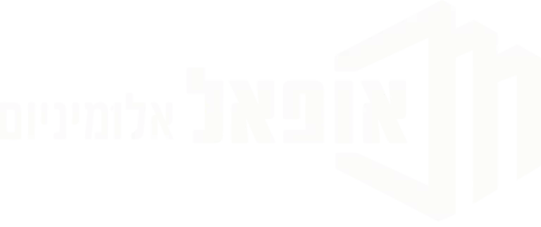 לוגו אופאל אלומיניום גרסה לבנה